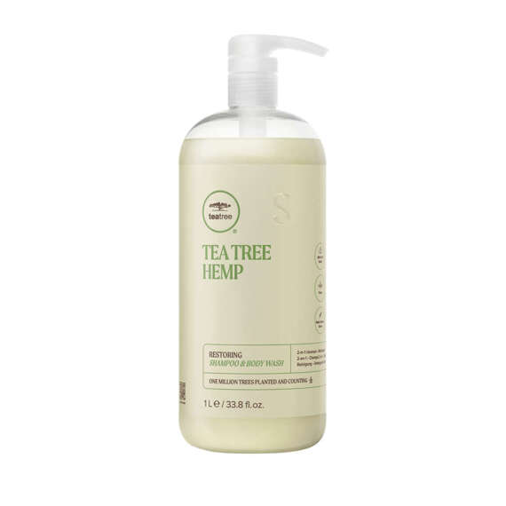 Szampon Paul Mitchell TEA TREE Hemp 2w1 oczyszczający do włosów i ciała 1000 ml