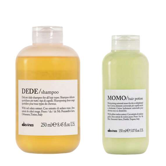 Szampon + krem Davines DEDE & MOMO delikatny nawilżający 250 ml + 150 ml