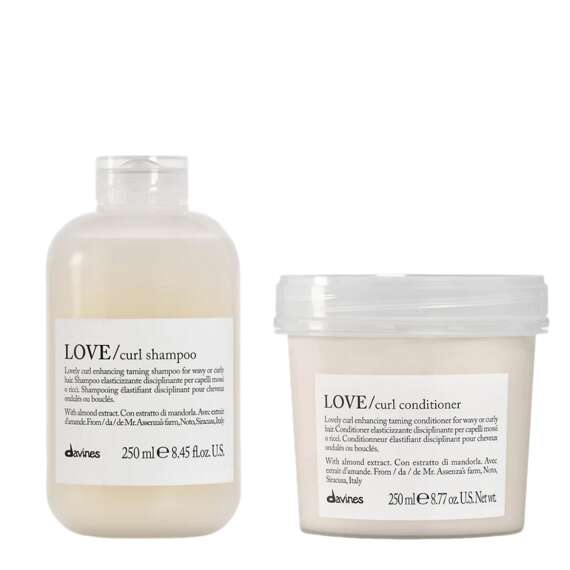 Szampon + odżywka Davines Essential Haircare LOVE CURL podkreślające skręt 250ml + 250ml