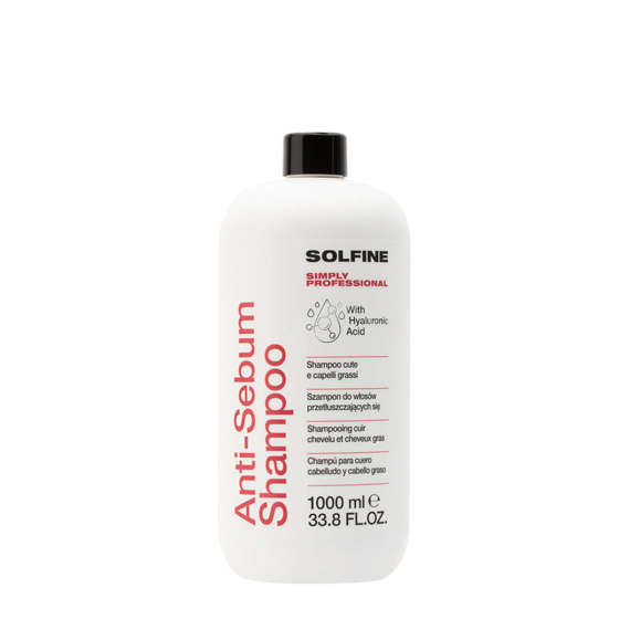 Szampon przeciw przetłuszczaniu się włosów Solfine Care Anti Sebum 1000 ml