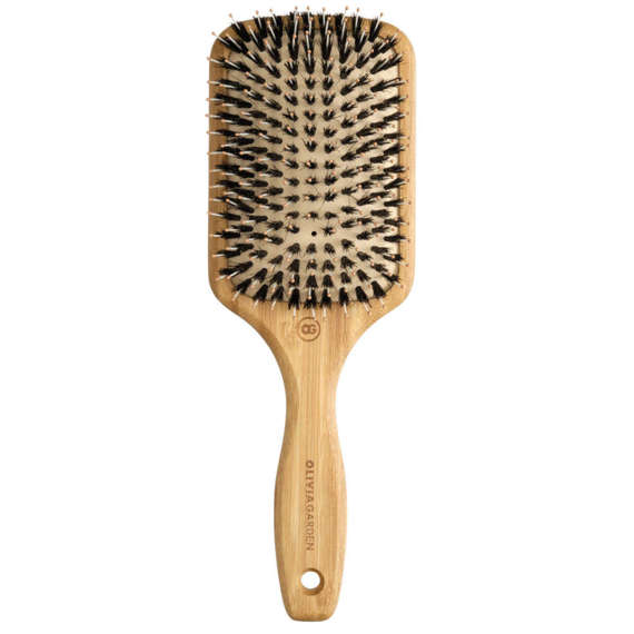 Szczotka Olivia Garden Bamboo Touch Detangle Combo z włosiem z dzika do rozczesywania włosów duża