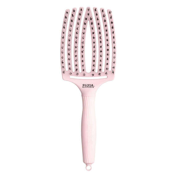 Szczotka Olivia Garden Fingerbrush Combo Large Pastel Pink do rozczesywania włosów duża