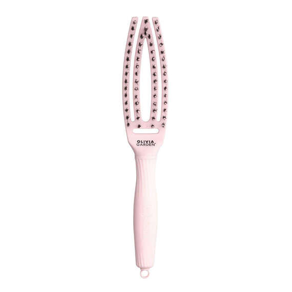 Szczotka Olivia Garden Fingerbrush Combo Small Pastel Pink do rozczesywania włosów mała