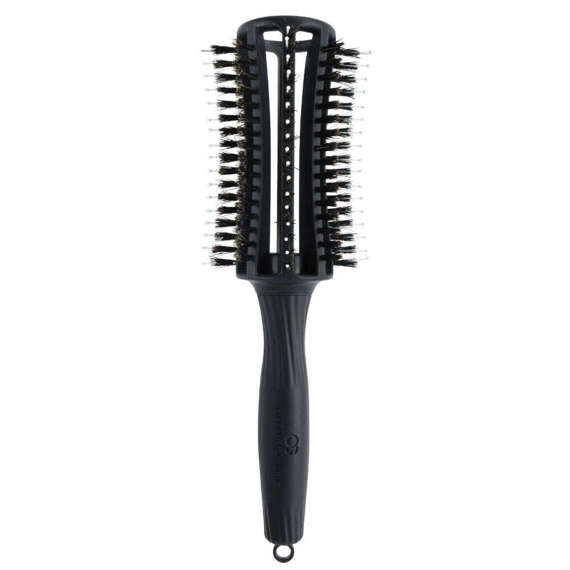 Szczotka Olivia Garden Fingerbrush Round Large do modelowania włosów 46 mm czarna