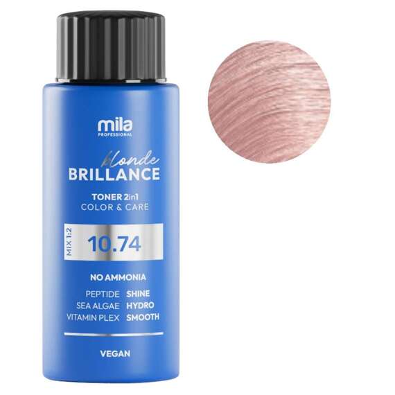 Toner Mila Pro Blonde Brilliance 10.74 Grand Canyon do włosów 60 ml