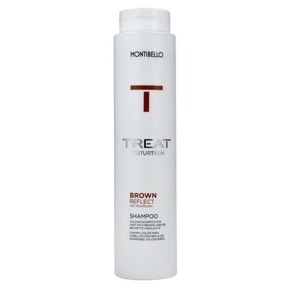 Treat NaturTech Brown Reflect szampon do włosów z pasemkami brązowy 300 ml Montibello