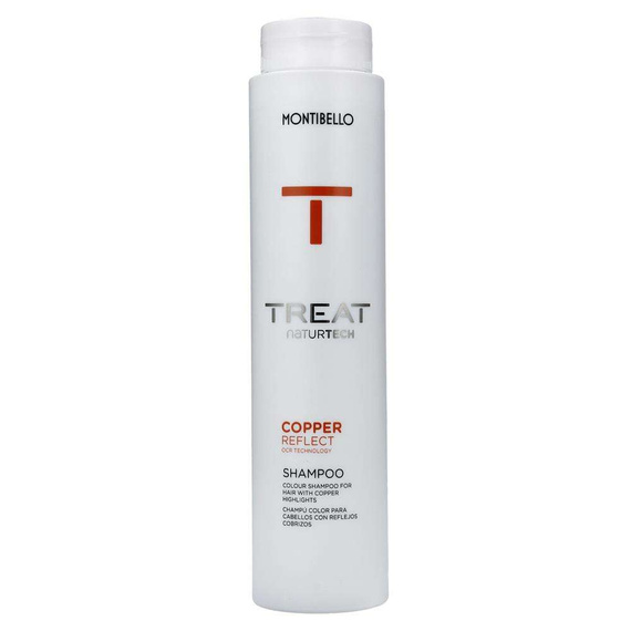 Treat NaturTech Copper Reflect szampon do włosów z pasemkami miedziany 300 ml Montibello