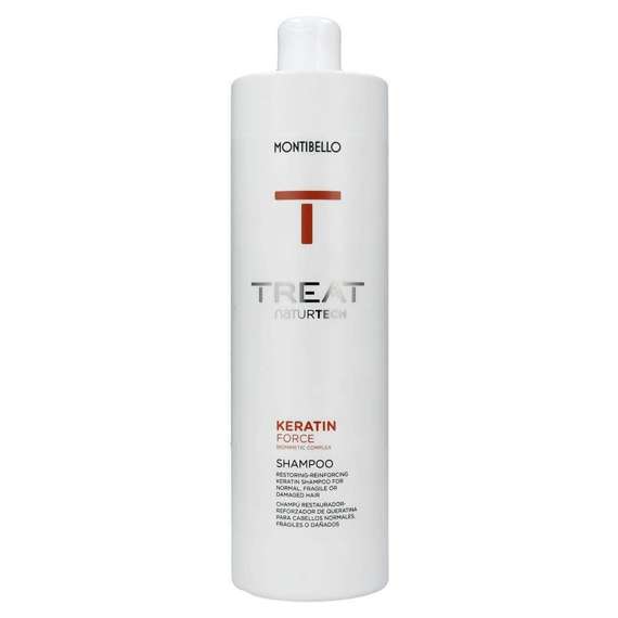 Treat NaturTech Keratin Force szampon do włosów normalnych, delikatnych i zniszczonych 1000 ml Montibello