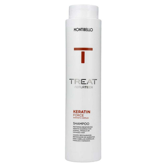 Treat NaturTech Keratin Force szampon do włosów normalnych, delikatnych i zniszczonych 300 ml Montibello