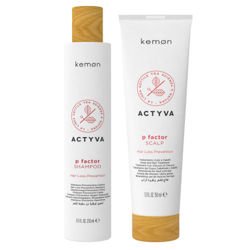 ZESTAW KEMON ACTYVA P FACTOR: szampon + kuracja przeciw wypadaniu włosów