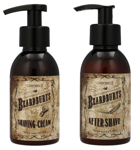 Zestaw Beardburys dla mężczyzn krem do golenia + balsam po goleniu