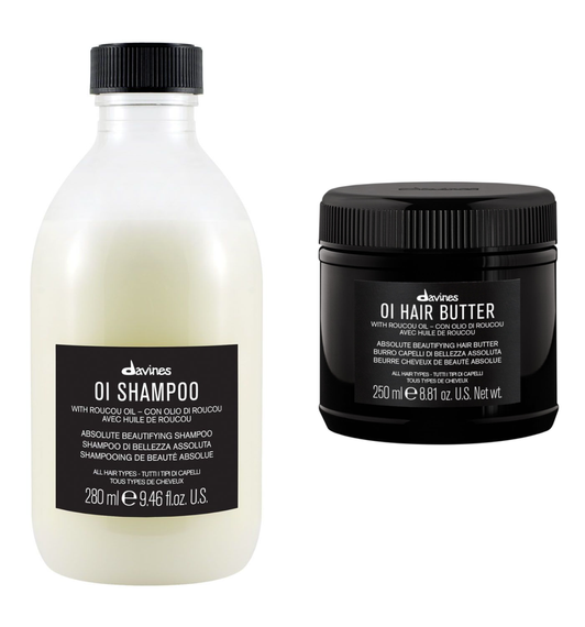 Zestaw Davines Essential Haircare OI masło + szampon
