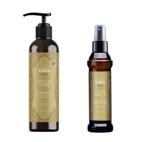 Zestaw MKS Eco Color Care do włosów farbowanych szampon 296 ml + odżywka w sprayu 118 ml
