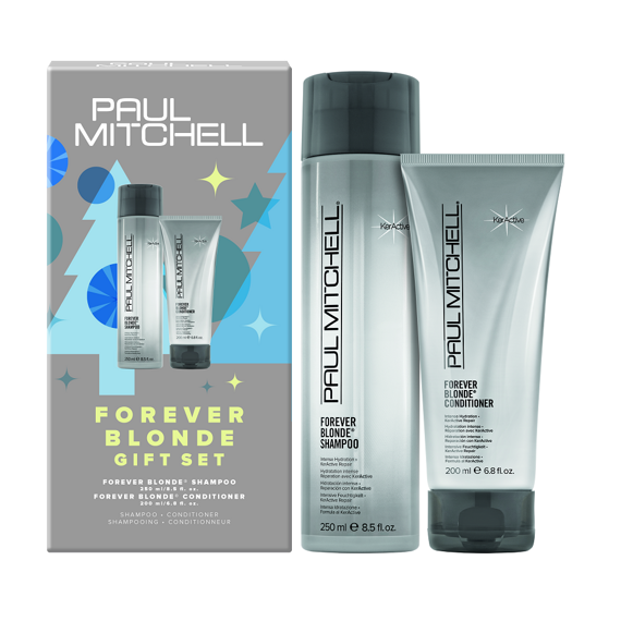 Zestaw Paul Mitchell Forever Blonde nawilżający do włosów blond i farbowanych szampon 250ml + odżywka 200ml