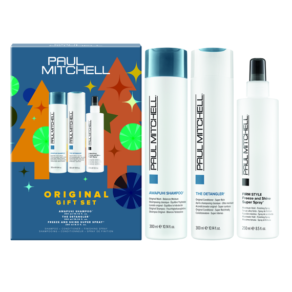 Zestaw Paul Mitchell ORIGINAL szampon 300ml + odżywka 300ml + spray 250ml