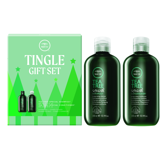 Zestaw Paul Mitchell Tea Tree Gift Of Tingle orzeźwiający do włosów szampon 300ml + odżywka 300ml