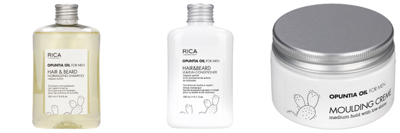 Zestaw RICA dla mężczyzn do włosów szampon + odżywka + krem modelujący